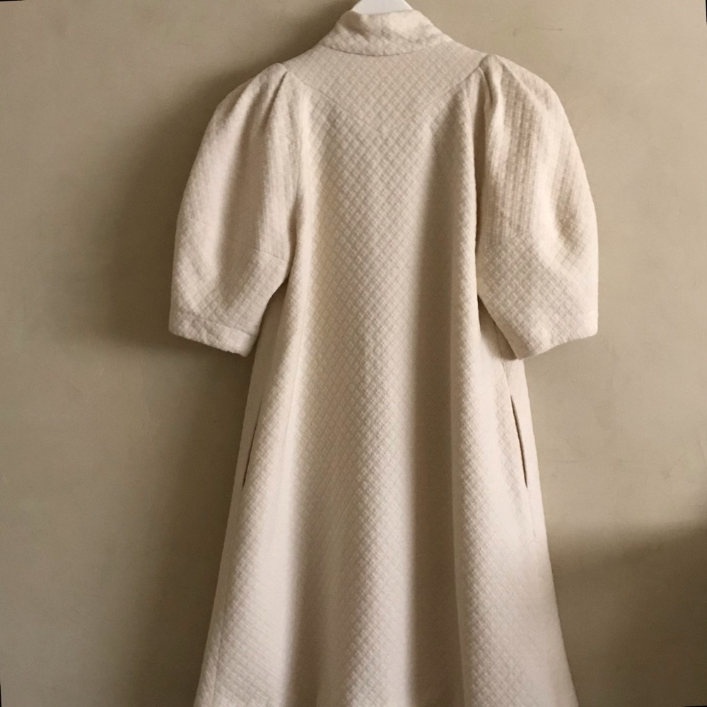 THREAD Social Statement Ivory Wool Coat - Picture 5 of 10